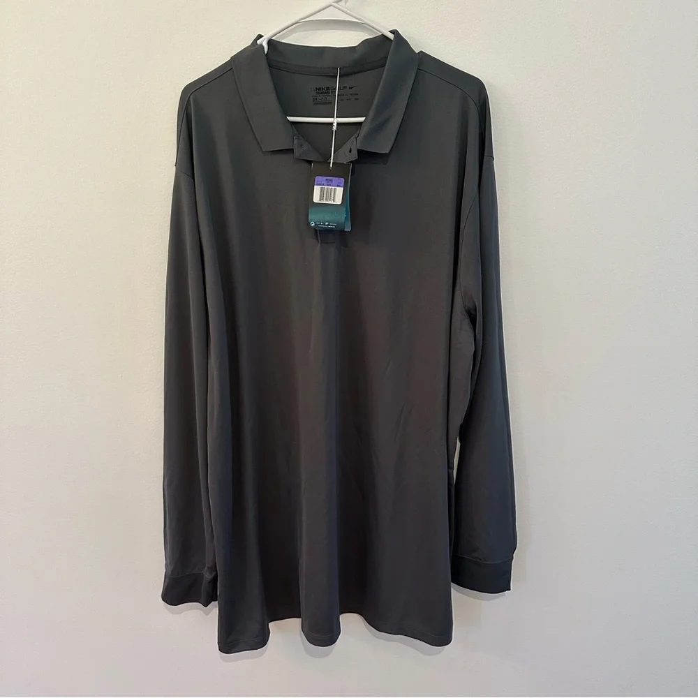 Men’s Nike Golf Dri-Fit Long Sleeve Shirt Size 3XL - Picture 2 of 4